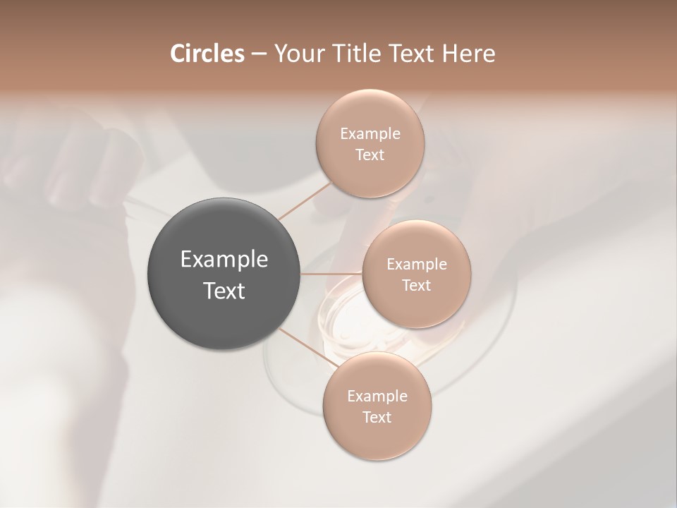 Embryologist Adding Sperm To Egg In Laboratory PowerPoint Template