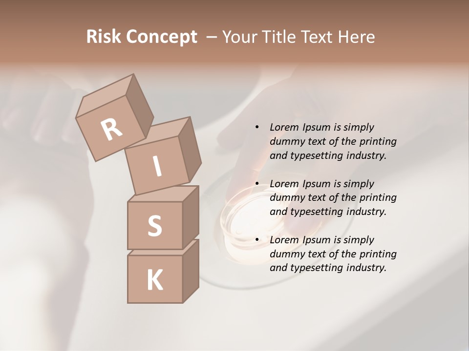 Embryologist Adding Sperm To Egg In Laboratory PowerPoint Template