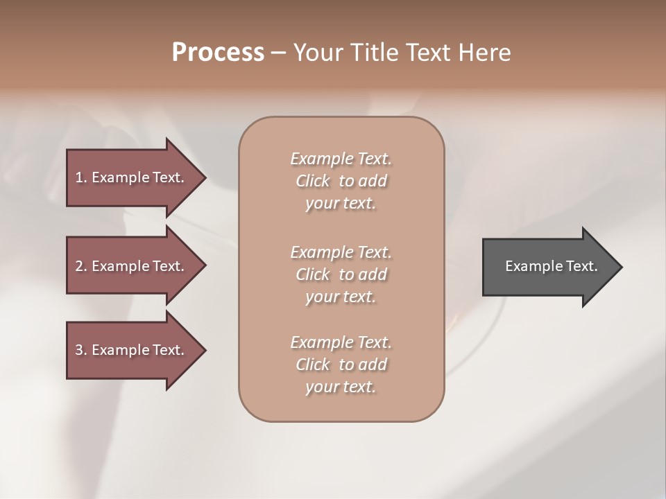 Embryologist Adding Sperm To Egg In Laboratory PowerPoint Template