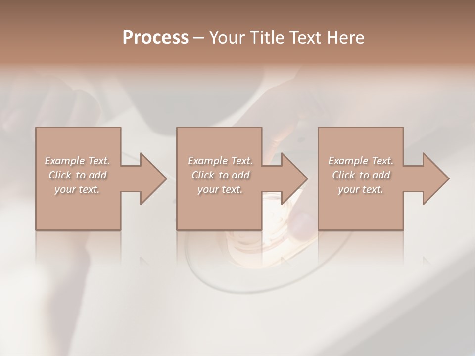 Embryologist Adding Sperm To Egg In Laboratory PowerPoint Template
