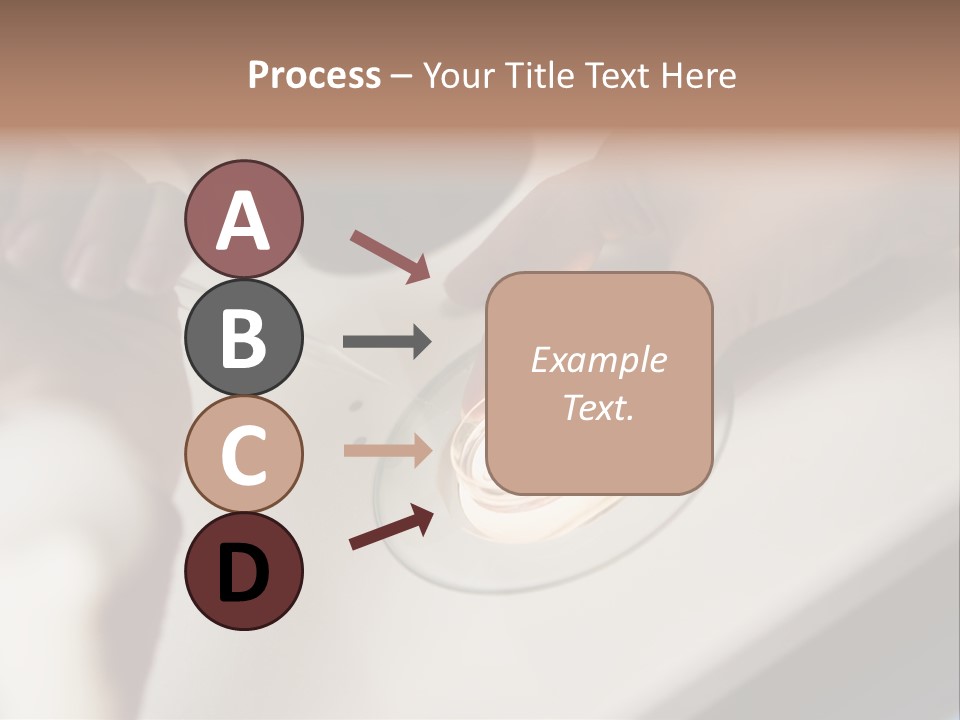Embryologist Adding Sperm To Egg In Laboratory PowerPoint Template