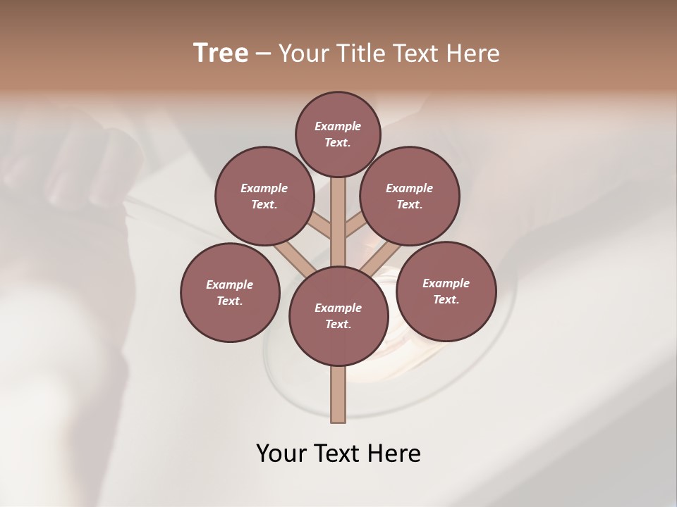 Embryologist Adding Sperm To Egg In Laboratory PowerPoint Template