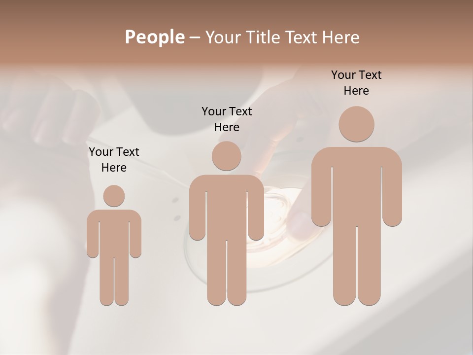 Embryologist Adding Sperm To Egg In Laboratory PowerPoint Template