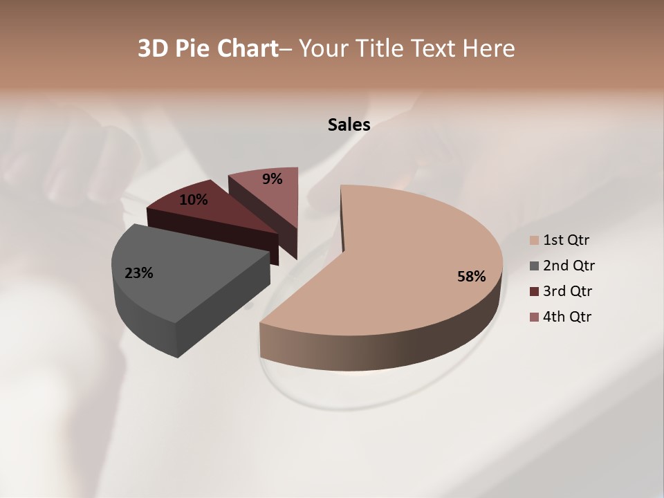 Embryologist Adding Sperm To Egg In Laboratory PowerPoint Template