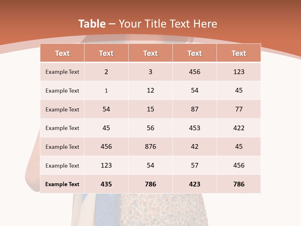 A Woman Standing With Her Hands Folded In Front Of Her Chest PowerPoint Template