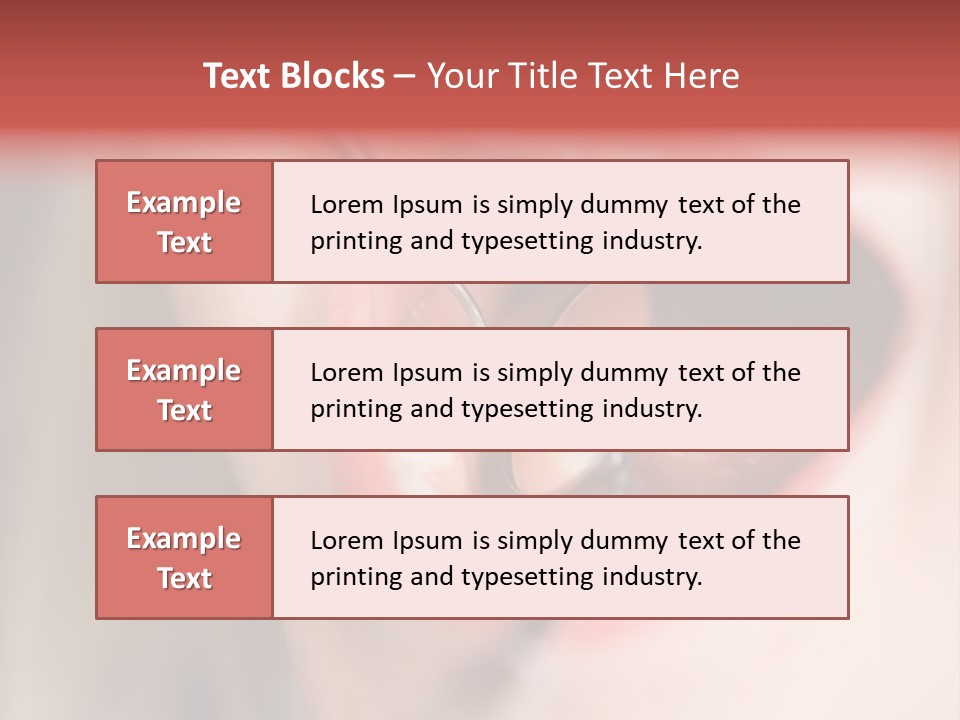 A Child With A Pair Of Scissors In Their Mouth PowerPoint Template