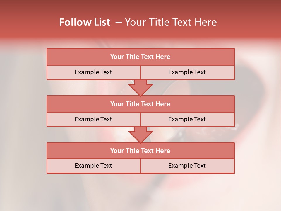 A Child With A Pair Of Scissors In Their Mouth PowerPoint Template