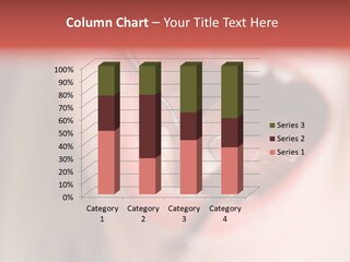 A Child With A Pair Of Scissors In Their Mouth PowerPoint Template