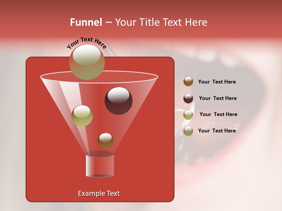 A Child With A Pair Of Scissors In Their Mouth PowerPoint Template