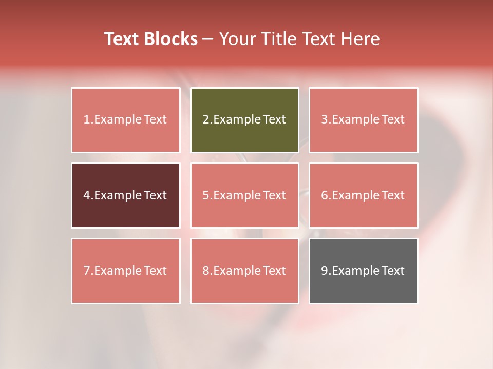 A Child With A Pair Of Scissors In Their Mouth PowerPoint Template