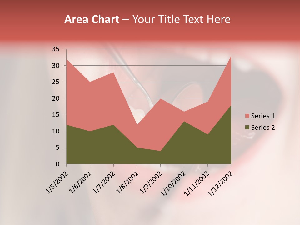 A Child With A Pair Of Scissors In Their Mouth PowerPoint Template
