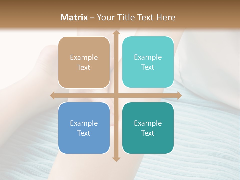 A Detail Image Of A Female Leg Being Massaged. PowerPoint Template