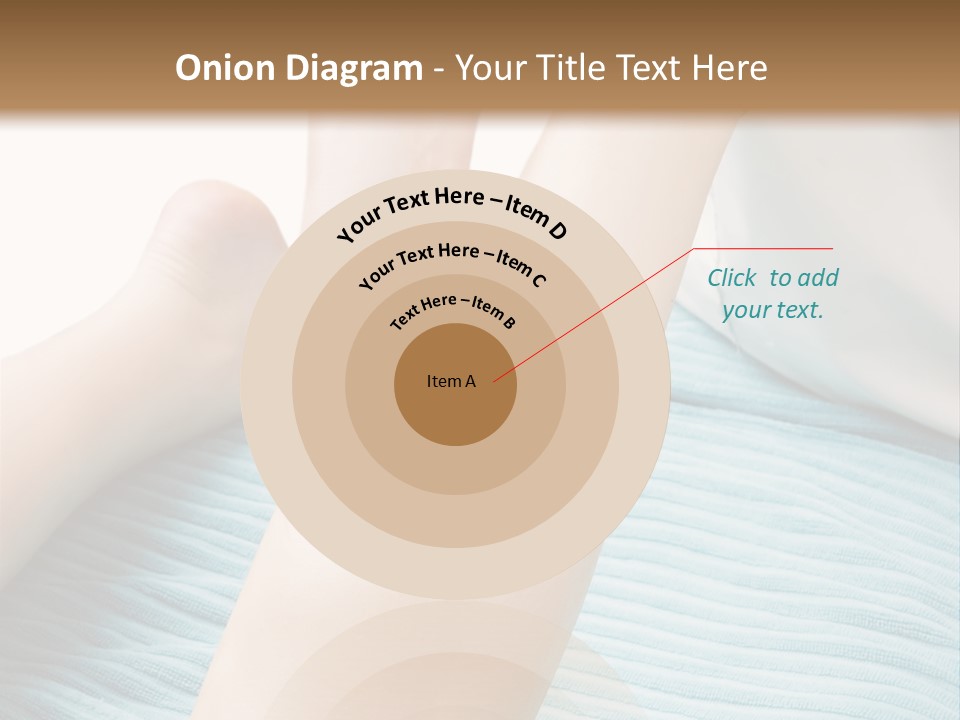 A Detail Image Of A Female Leg Being Massaged. PowerPoint Template