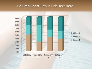 A Detail Image Of A Female Leg Being Massaged. PowerPoint Template