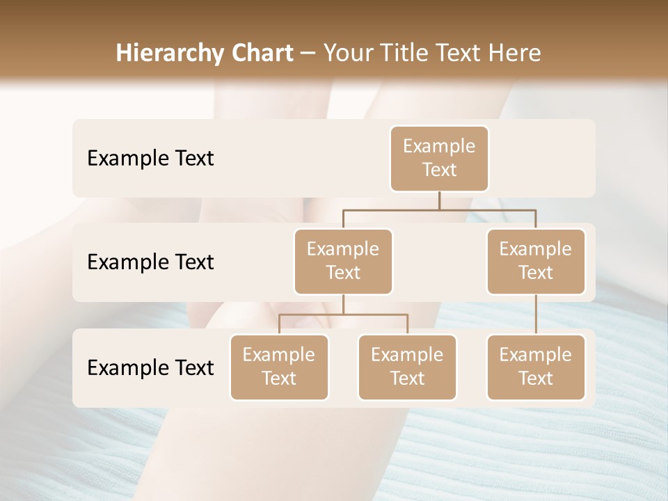 A Detail Image Of A Female Leg Being Massaged. PowerPoint Template