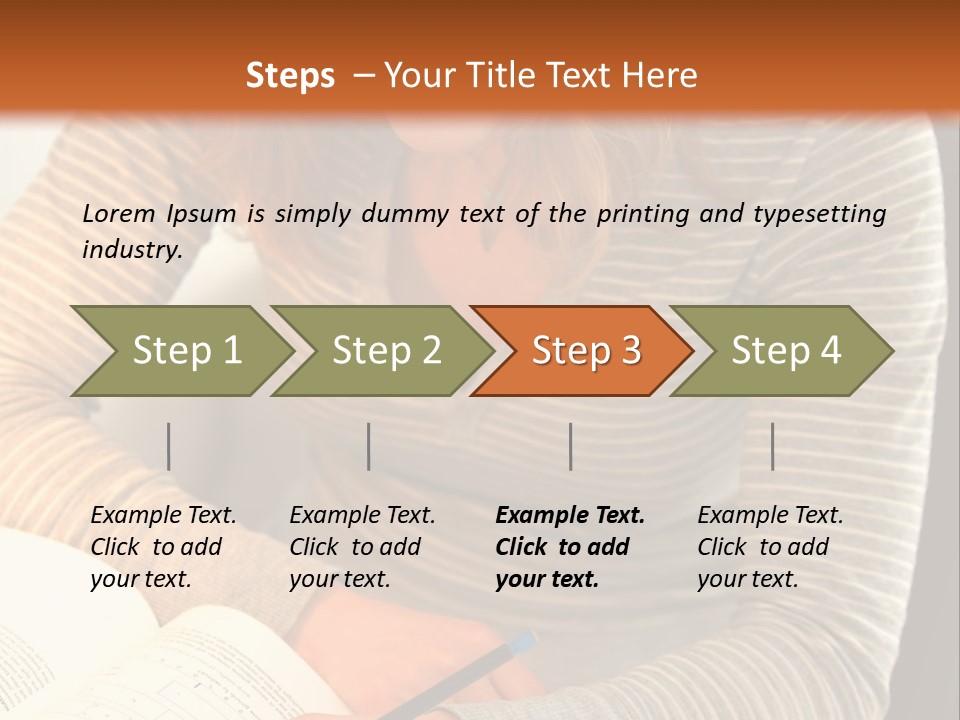 Modern House,Living-Room With The Modern Furniture PowerPoint Template