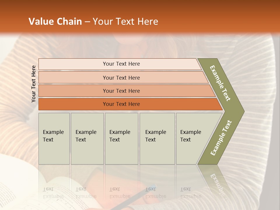 Modern House,Living-Room With The Modern Furniture PowerPoint Template