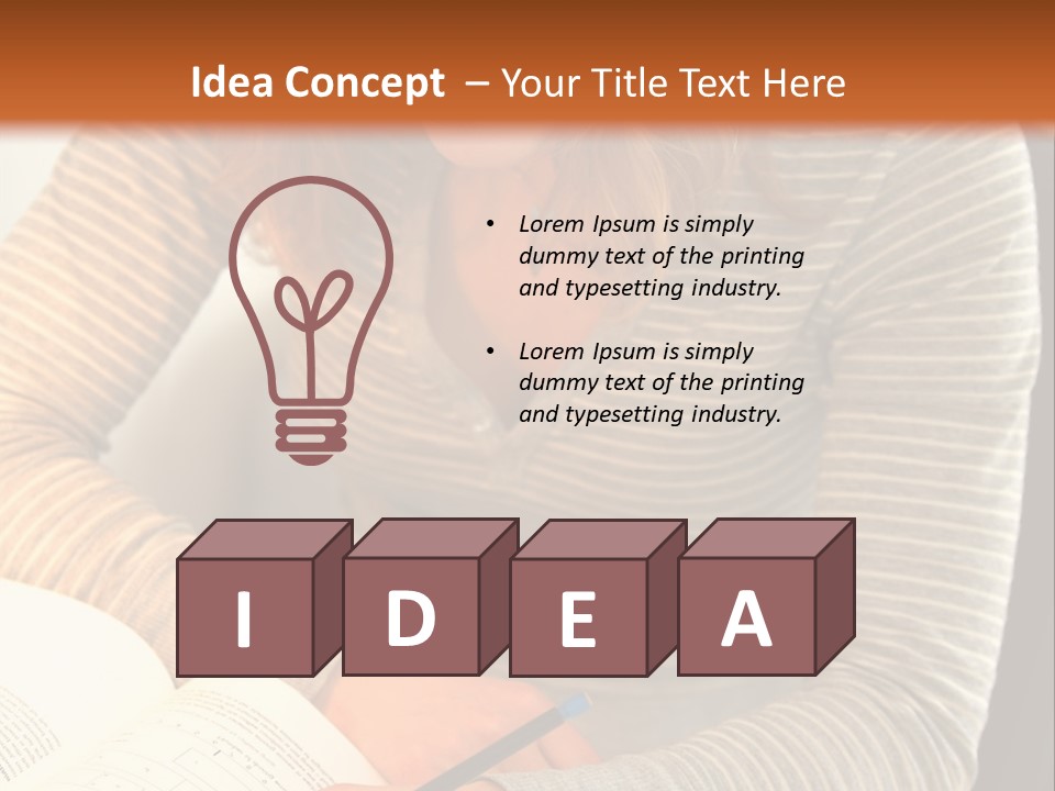 Modern House,Living-Room With The Modern Furniture PowerPoint Template