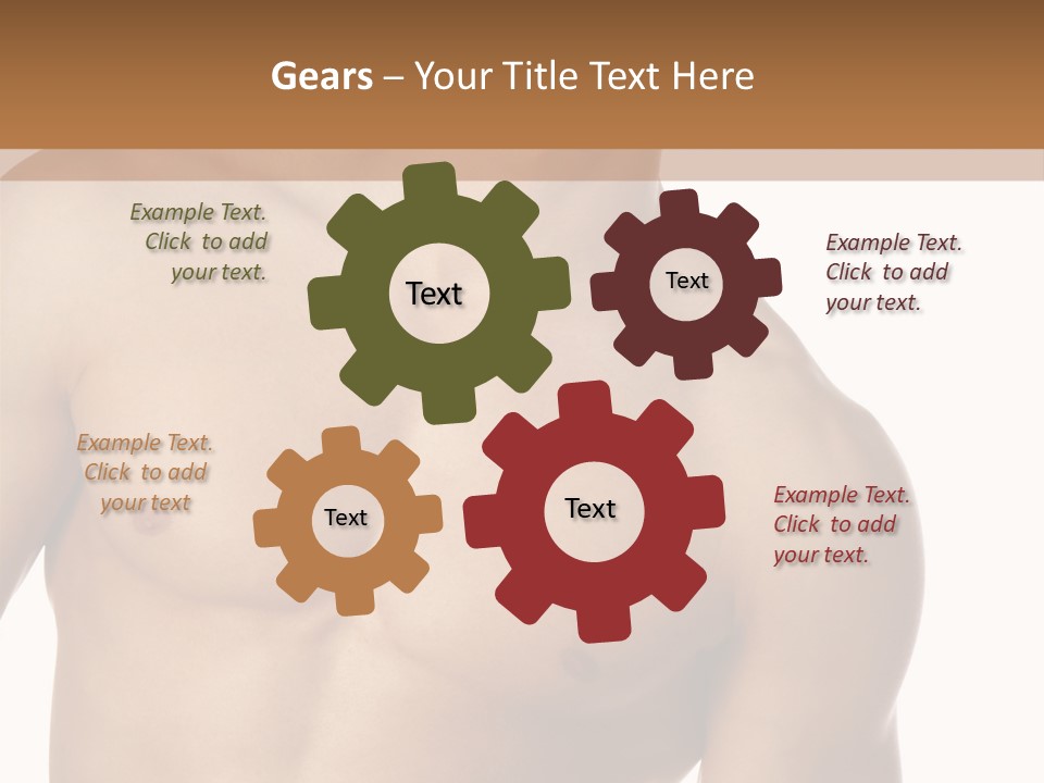 Pretty Blond Businesswoman Sitting In The Bar And Working PowerPoint Template