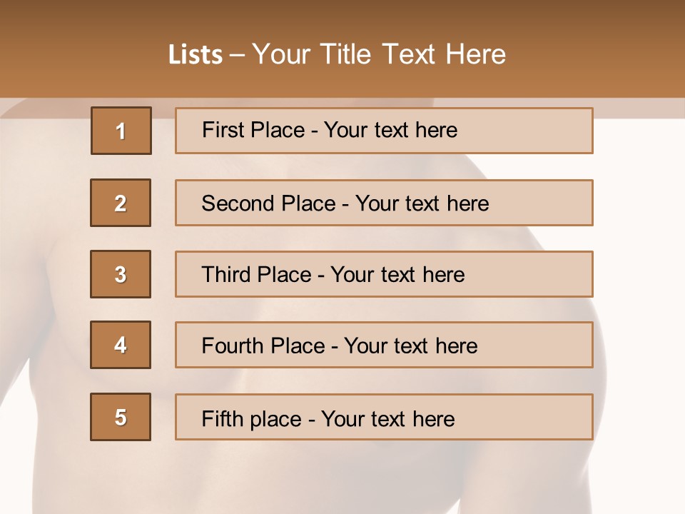 Pretty Blond Businesswoman Sitting In The Bar And Working PowerPoint Template