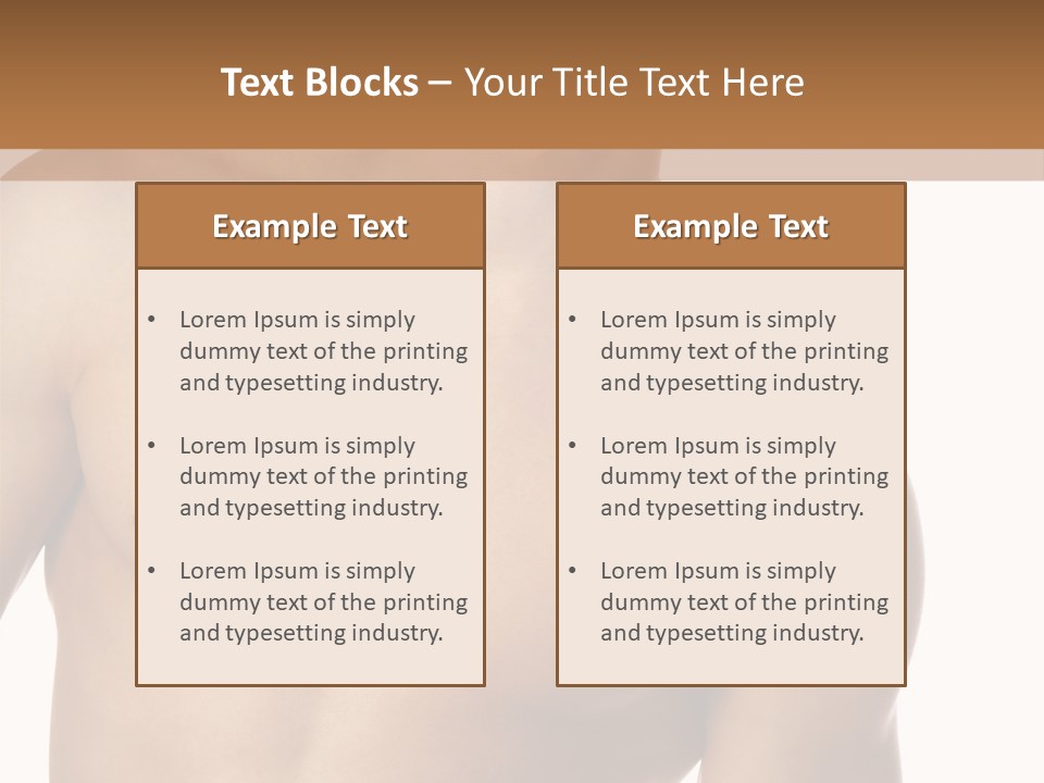 Pretty Blond Businesswoman Sitting In The Bar And Working PowerPoint Template