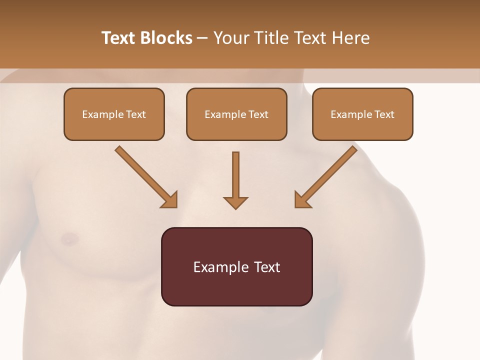 Pretty Blond Businesswoman Sitting In The Bar And Working PowerPoint Template