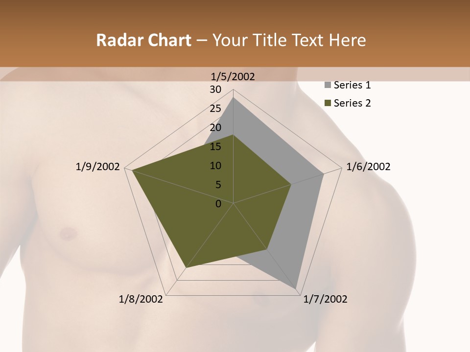 Pretty Blond Businesswoman Sitting In The Bar And Working PowerPoint Template