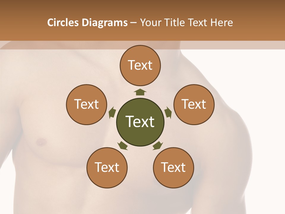 Pretty Blond Businesswoman Sitting In The Bar And Working PowerPoint Template