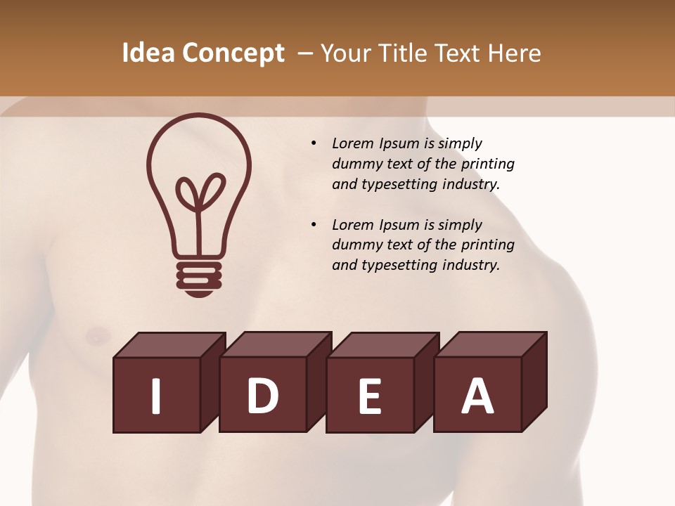 Pretty Blond Businesswoman Sitting In The Bar And Working PowerPoint Template