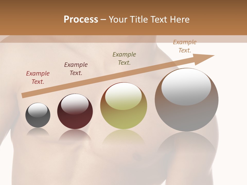 Pretty Blond Businesswoman Sitting In The Bar And Working PowerPoint Template