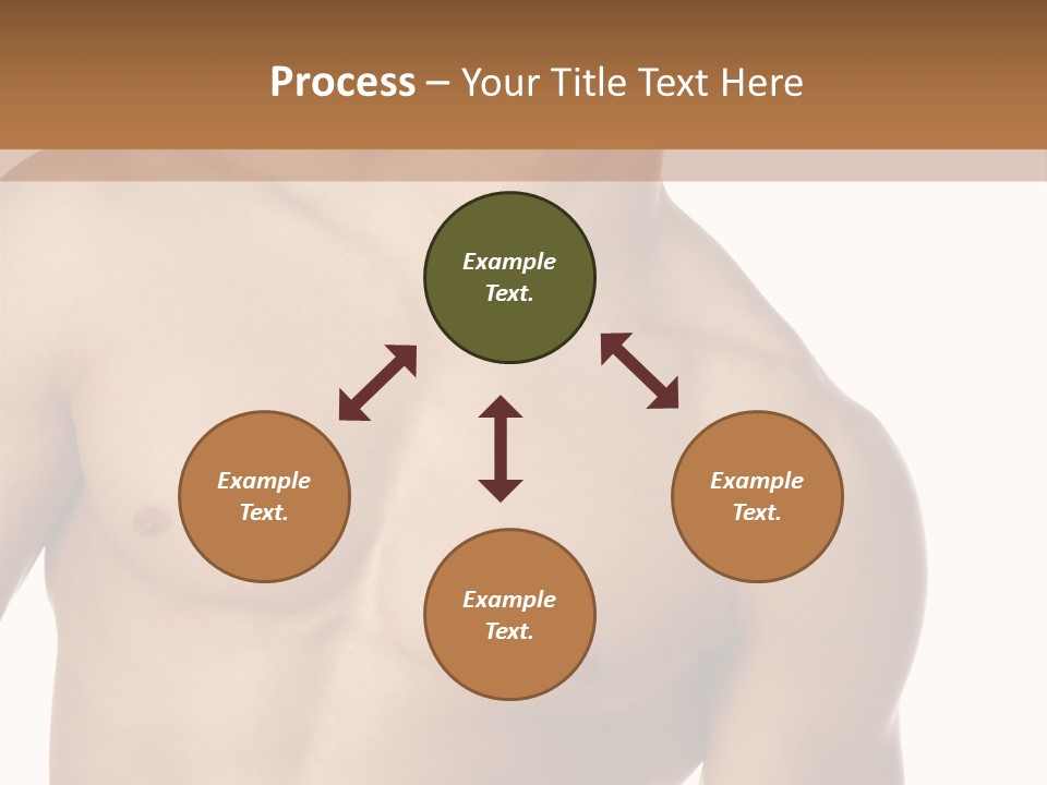 Pretty Blond Businesswoman Sitting In The Bar And Working PowerPoint Template