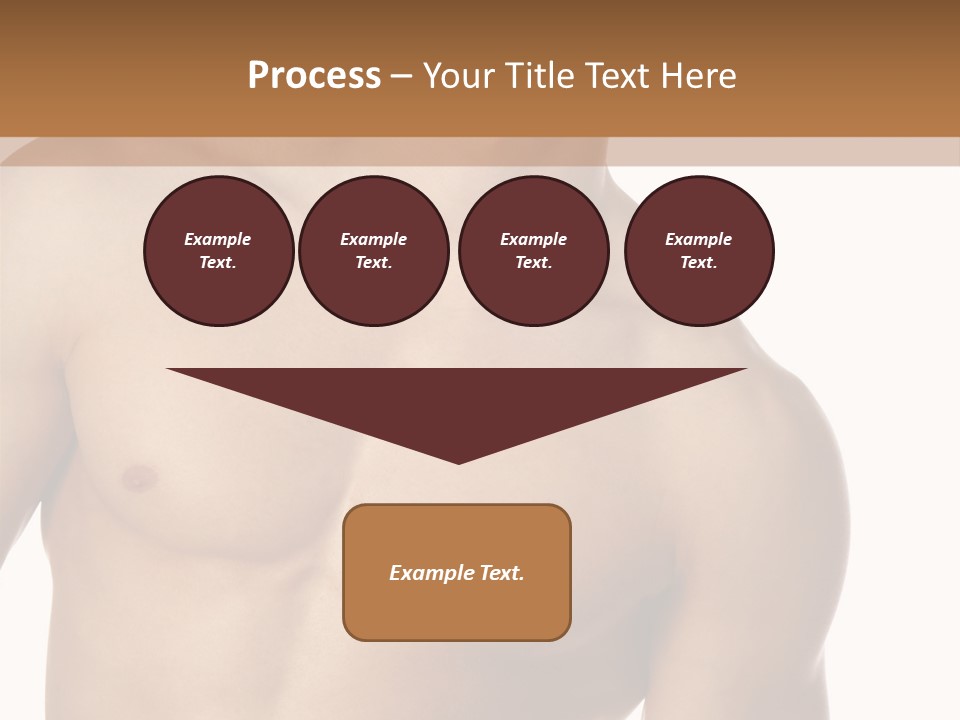 Pretty Blond Businesswoman Sitting In The Bar And Working PowerPoint Template