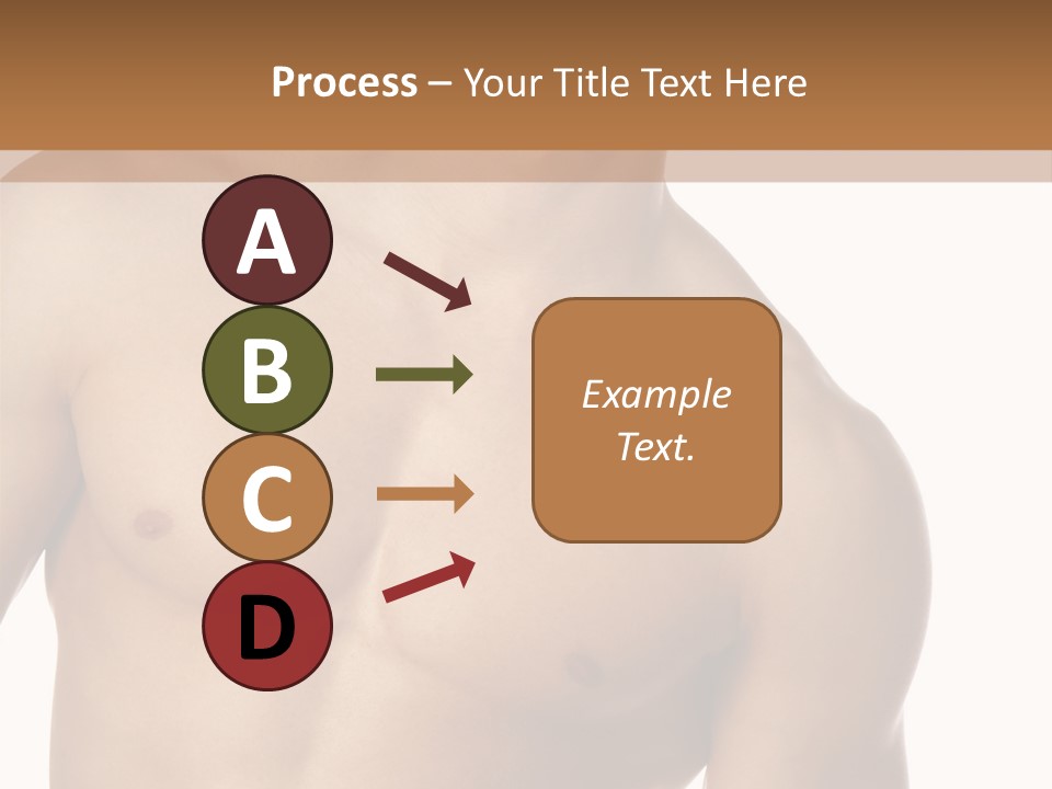 Pretty Blond Businesswoman Sitting In The Bar And Working PowerPoint Template