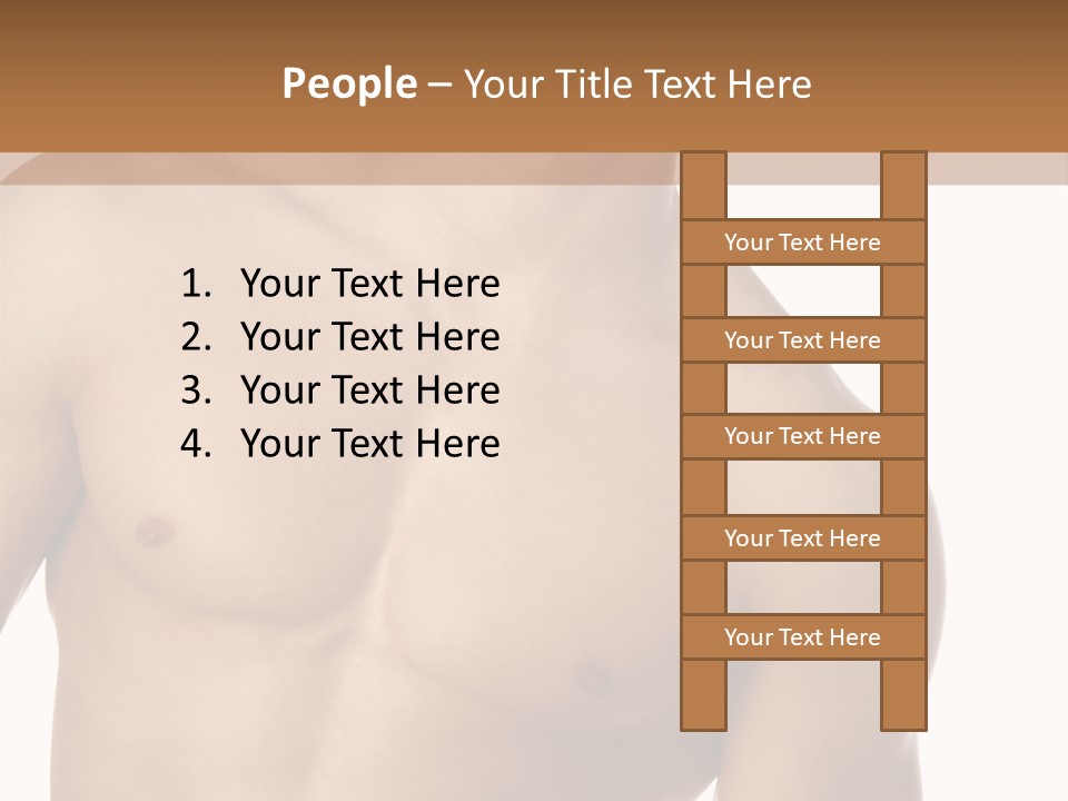 Pretty Blond Businesswoman Sitting In The Bar And Working PowerPoint Template