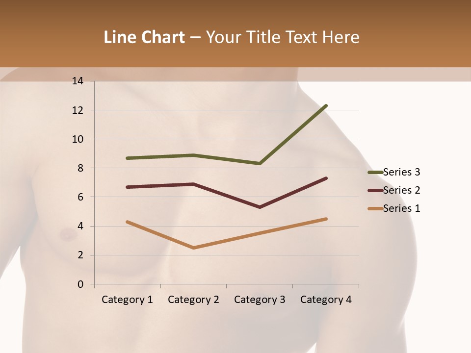 Pretty Blond Businesswoman Sitting In The Bar And Working PowerPoint Template