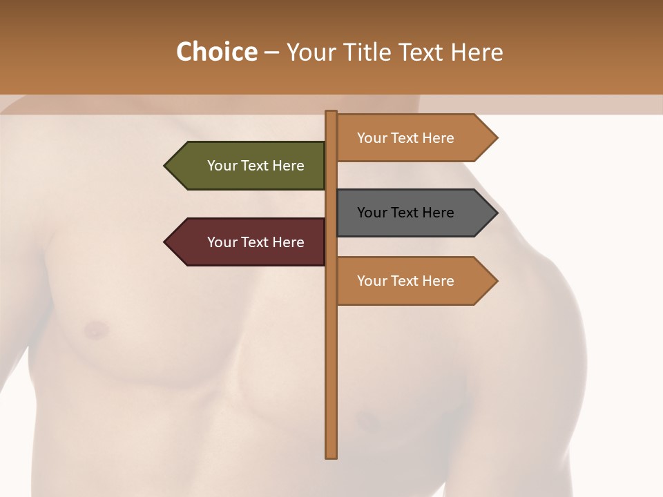 Pretty Blond Businesswoman Sitting In The Bar And Working PowerPoint Template