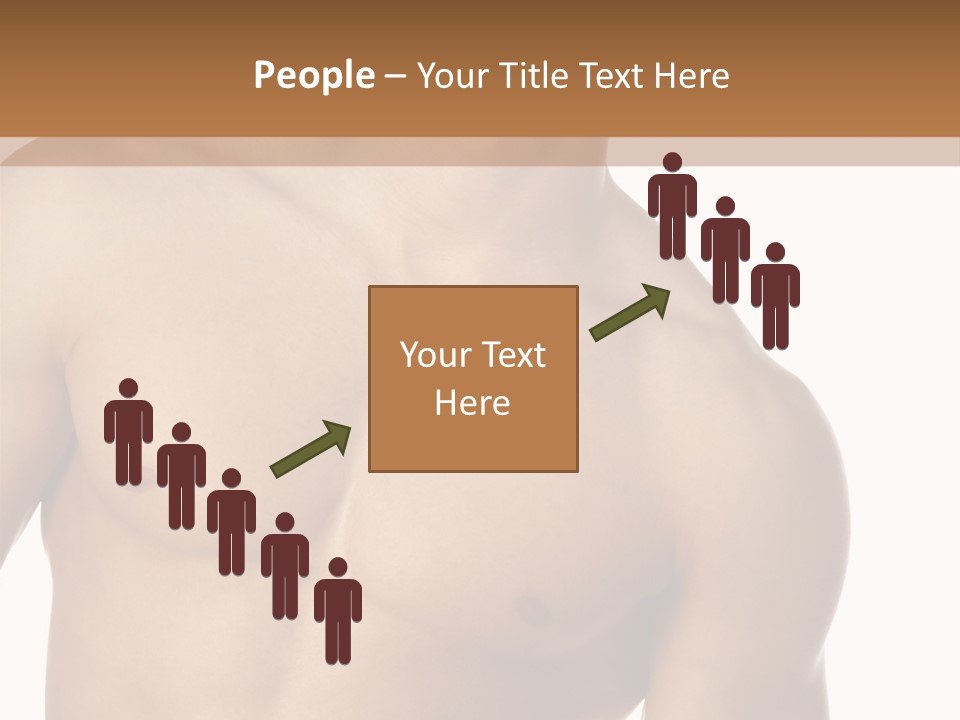 Pretty Blond Businesswoman Sitting In The Bar And Working PowerPoint Template