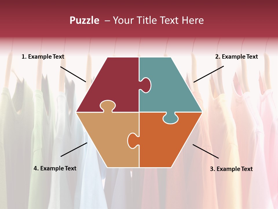 Clothes Hanger With T-Shirt PowerPoint Template