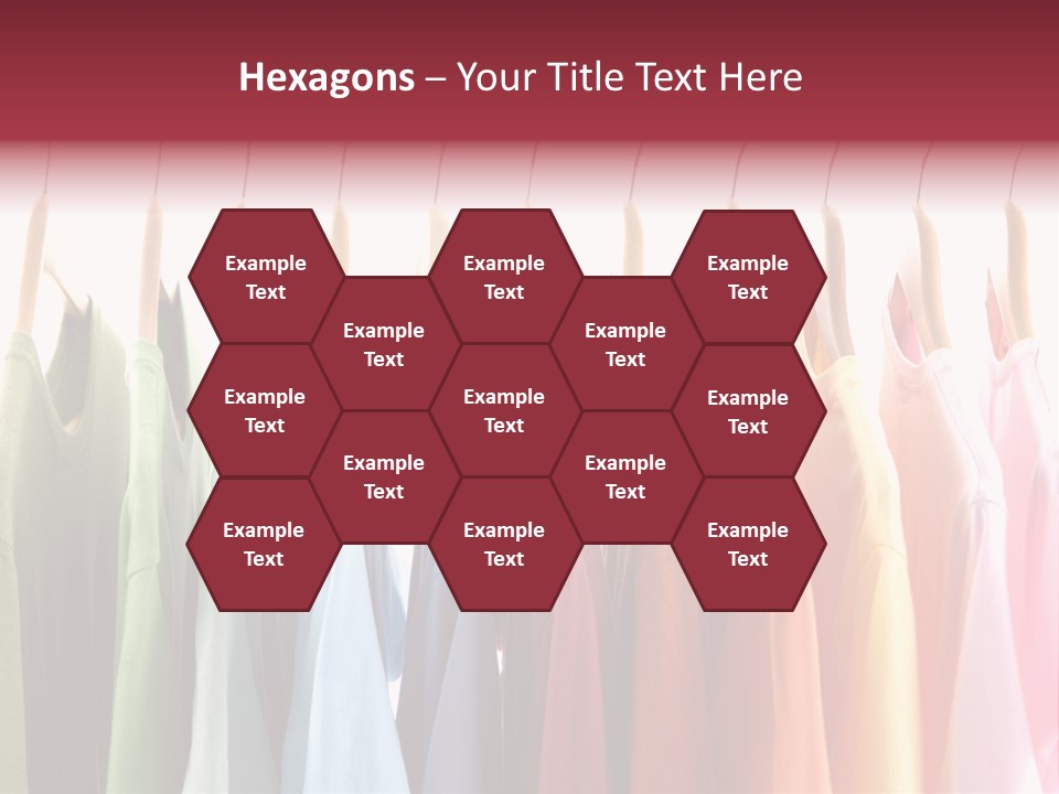 Clothes Hanger With T-Shirt PowerPoint Template