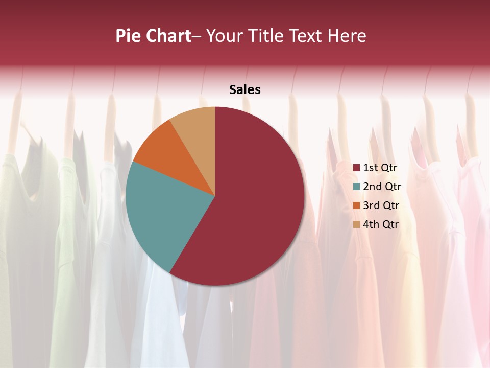 Clothes Hanger With T-Shirt PowerPoint Template