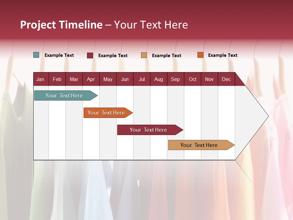 Clothes Hanger With T-Shirt PowerPoint Template