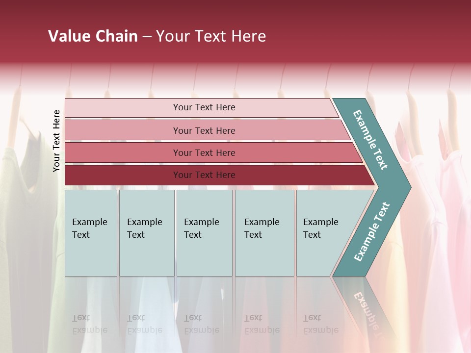 Clothes Hanger With T-Shirt PowerPoint Template