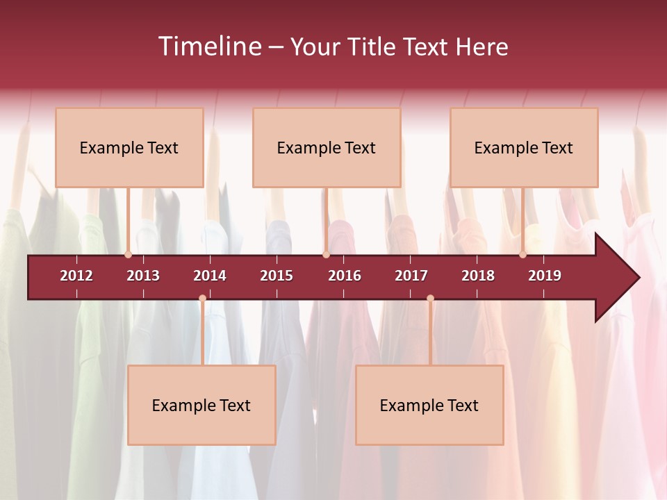 Clothes Hanger With T-Shirt PowerPoint Template