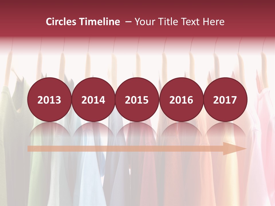 Clothes Hanger With T-Shirt PowerPoint Template