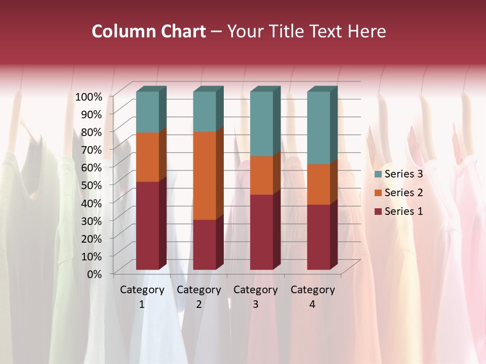 Clothes Hanger With T-Shirt PowerPoint Template