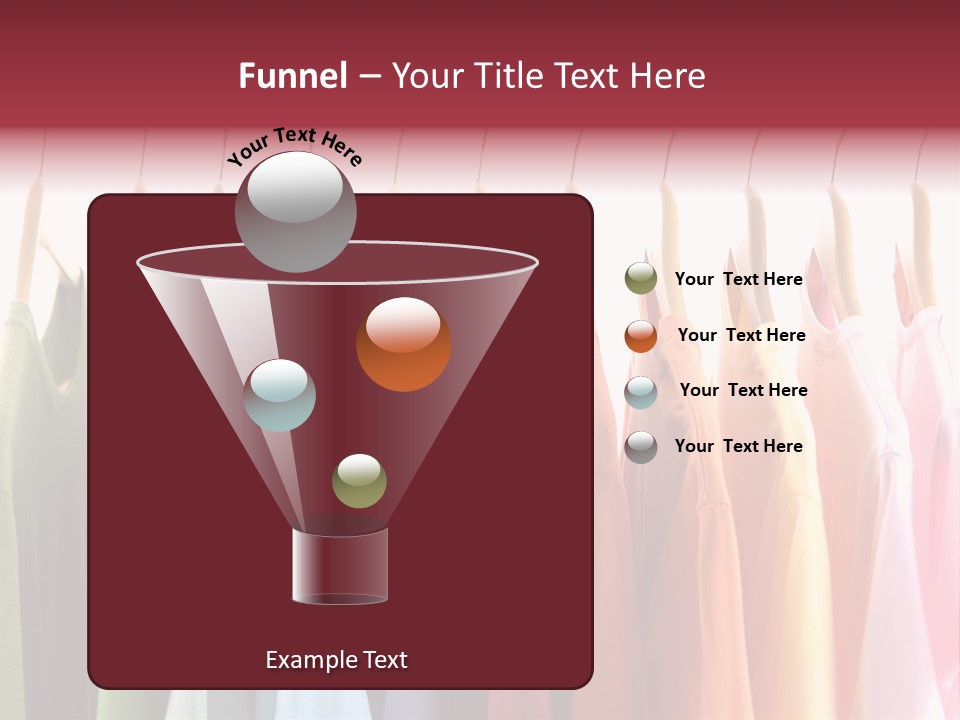 Clothes Hanger With T-Shirt PowerPoint Template