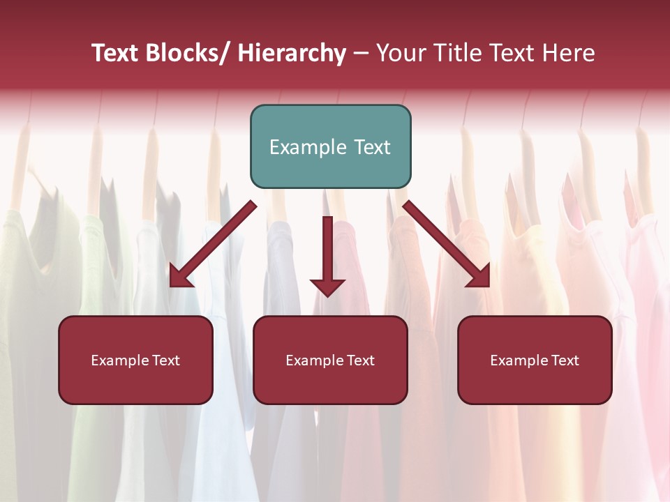 Clothes Hanger With T-Shirt PowerPoint Template