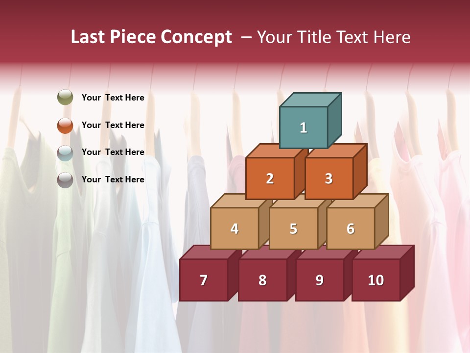 Clothes Hanger With T-Shirt PowerPoint Template