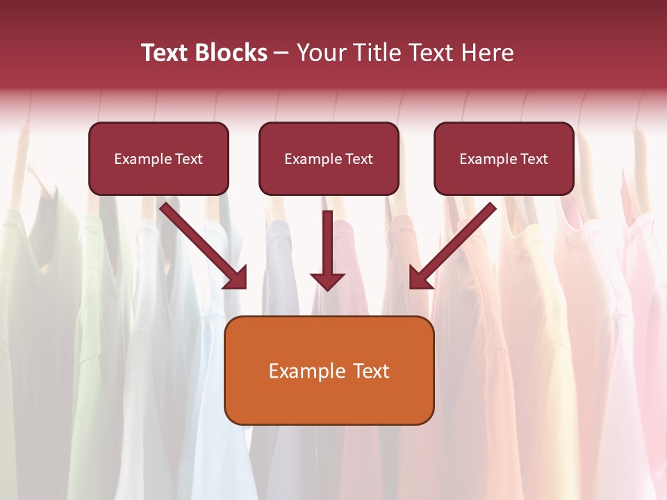Clothes Hanger With T-Shirt PowerPoint Template
