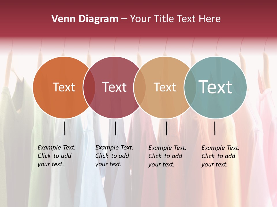 Clothes Hanger With T-Shirt PowerPoint Template